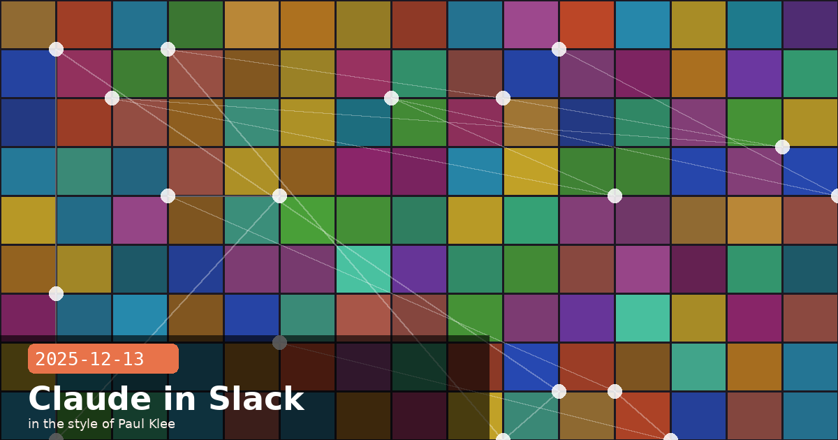 Claude Code Comes to Slack & Developer Workflow Integration Patterns — visual for 2025-12-13