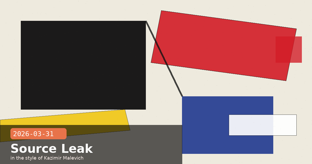 Source Map Leak, Microsoft's Claude Bet, and npm Security Lessons — visual for 2026-03-31